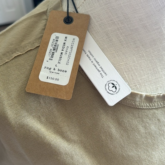 Tan Ruffle Sleeve Tee - Picture 4 of 4